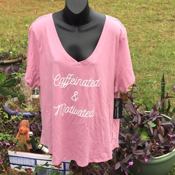 🌸NWT Awesome Size 2X V-Neck Activewear Tee Closet Must Have & So Fun To Wear 🌸 - Picture 6 of 7